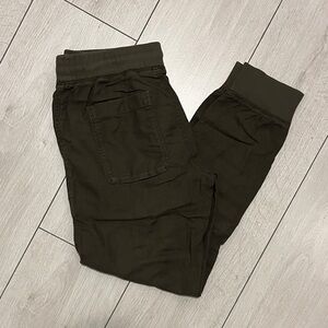 Aritzia Community Olive Cargo Track Pants